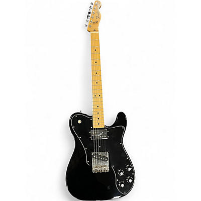 Used Fender Telecaster Custom Black Solid Body Electric Guitar
