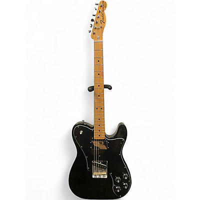 Used Fender Telecaster Custom Black Solid Body Electric Guitar