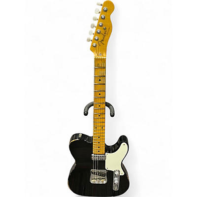 Used Fender Telecaster Custom Shop Caballo Tono Aged Black Solid Body Electric Guitar
