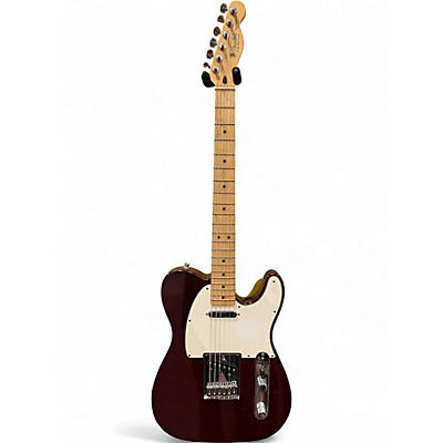 Used Fender Telecaster  Maroon Solid Body Electric Guitar