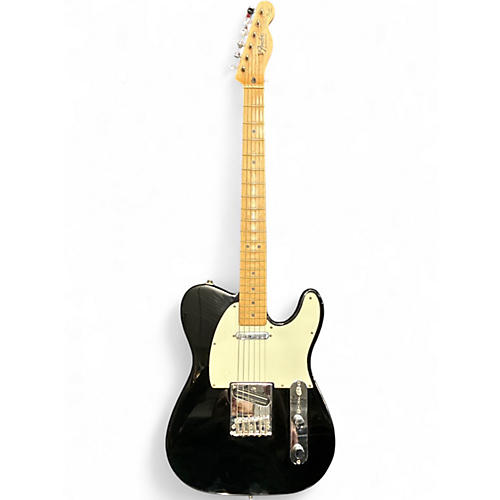 Used Fender Telecaster Squier Series Black Solid Body Electric Guitar Black