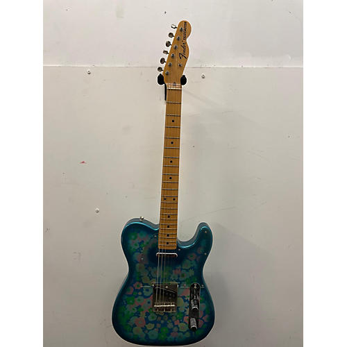 Fender Used Fender Telecaster TL-69 Blue Floral Paisley Solid Body Electric Guitar Blue Floral Paisley