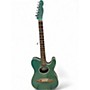 Used Fender Telecoustic Sherwood Green Acoustic Electric Guitar Sherwood Green