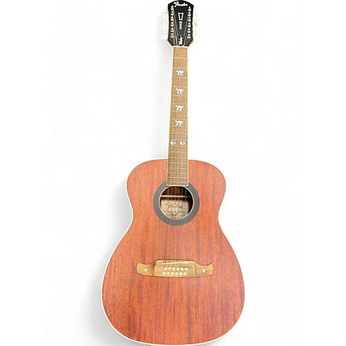 Fender Used Fender Tim Armstrong Hellcat 12 Mahogany 12 String Acoustic Electric Guitar Mahogany