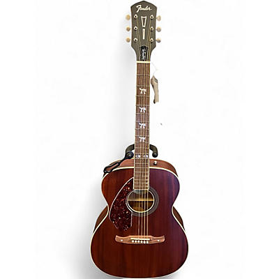 Used Fender Tim Armstrong Hellcat Left Handed Natural Acoustic Electric Guitar