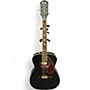 Used Fender Tim Armstrong Hellcat black ruby Acoustic Electric Guitar black ruby