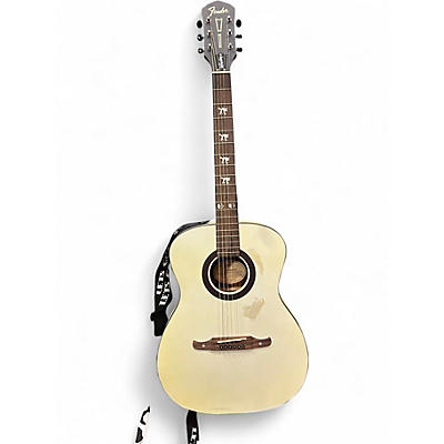 Used Fender Tim Armstrong Hellcat silver Acoustic Electric Guitar