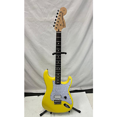 Fender Used Fender Tom DeLonge Stratocaster With Invader SH8 Pickup Graffiti Yellow Solid Body Electric Guitar