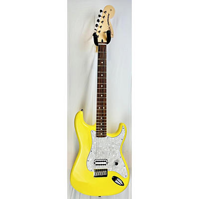 Fender Used Fender Tom Delonge Signature Strat Yellow Solid Body Electric Guitar