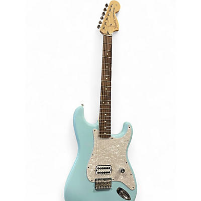 Used Fender Tom Delonge Signature Stratocaster Blue Solid Body Electric Guitar