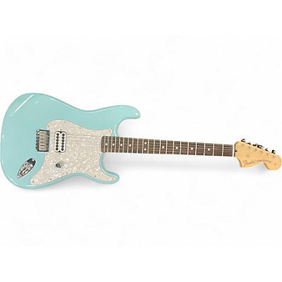 Used Fender Tom Delonge Signature Stratocaster Daphne Blue Solid Body Electric Guitar