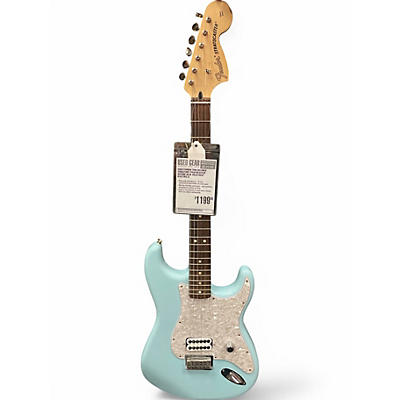 Used Fender Tom Delonge Signature Stratocaster Daphne Blue Solid Body Electric Guitar