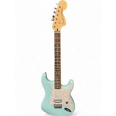 Used Fender Tom Delonge Signature Stratocaster Daphne Blue Solid Body Electric Guitar
