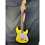 Used Fender Used Fender Tom Delonge Signature Stratocaster Graffiti Yellow Solid Body Electric Guitar Graffiti Yellow