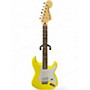 Used Fender Tom Delonge Signature Stratocaster Graffiti Yellow Solid Body Electric Guitar Graffiti Yellow