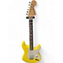 Used Fender Tom Delonge Signature Stratocaster Graffiti Yellow Solid Body Electric Guitar Graffiti Yellow