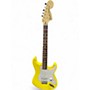Used Fender Tom Delonge Signature Stratocaster Graffiti Yellow Solid Body Electric Guitar Graffiti Yellow