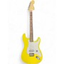 Used Fender Tom Delonge Signature Stratocaster Graffiti Yellow Solid Body Electric Guitar Graffiti Yellow