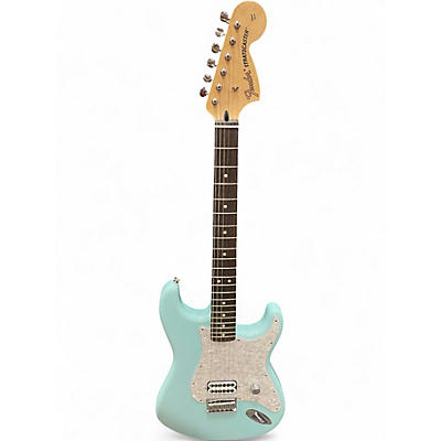Used Fender Tom Delonge Signature Stratocaster Sonic Blue Solid Body Electric Guitar