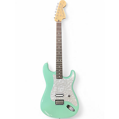 Used Fender Tom Delonge Signature Stratocaster Surf Green Solid Body Electric Guitar Surf Green