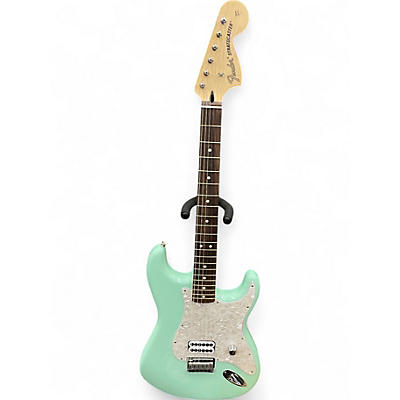 Used Fender Tom Delonge Signature Stratocaster Surf Green Solid Body Electric Guitar