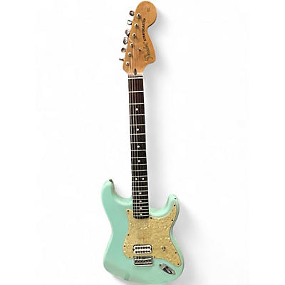 Used Fender Tom Delonge Signature Stratocaster Surf Green Solid Body Electric Guitar