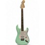 Used Fender Tom Delonge Signature Stratocaster Surf Green Solid Body Electric Guitar Surf Green