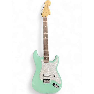Used Fender Tom Delonge Signature Stratocaster Surf Green Solid Body Electric Guitar