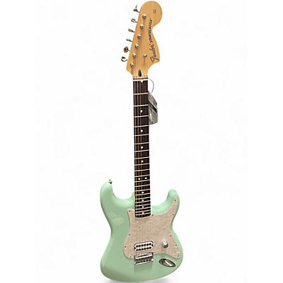 Used Fender Tom Delonge Signature Stratocaster Surf Green Solid Body Electric Guitar