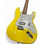 Used Fender Tom Delonge Signature Stratocaster YELLOW Solid Body Electric Guitar YELLOW