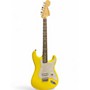 Used Fender Tom Delonge Signature Stratocaster Yellow Solid Body Electric Guitar Yellow