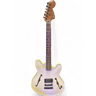 Used Fender Tom Delonge Signature starcaster Olympic White Hollow Body Electric Guitar