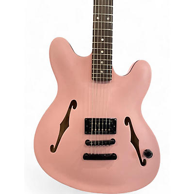 Fender Used Fender Tom Delonge Starcaster Shell Pink Hollow Body Electric Guitar