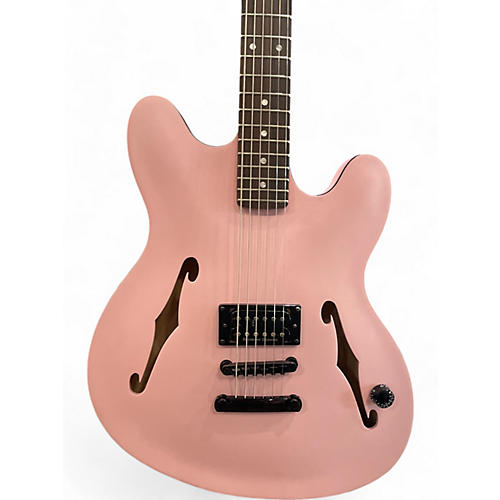 Fender Used Fender Tom Delonge Starcaster Shell Pink Hollow Body Electric Guitar Shell Pink