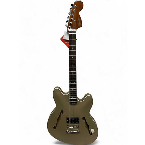 Fender Used Fender Tom Delonge Starcaster Shoreline Gold Hollow Body Electric Guitar Shoreline Gold