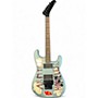 Used Fender Tom Morello ARM THE HOMELESS Ice Blue Metallic Solid Body Electric Guitar Ice Blue Metallic