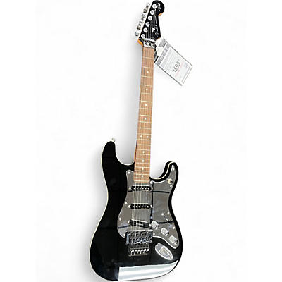Used Fender Tom Morello Soul Power Stratocaster Black and Silver Solid Body Electric Guitar