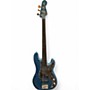 Used Fender Tony Franklin Signature Fretless Precision Bass Blue Electric Bass Guitar Blue