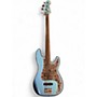 Used Fender Tony Franklin Signature Fretless Precision Bass Lake Placid Blue Electric Bass Guitar Lake Placid Blue