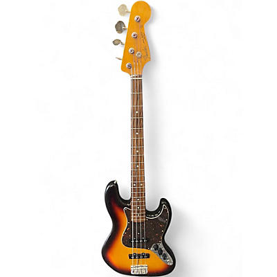 Used Fender Traditional 60s Jazz bass 3 Color Sunburst Electric Bass Guitar