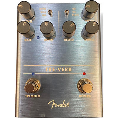 Used Fender Tre Verb Effect Pedal