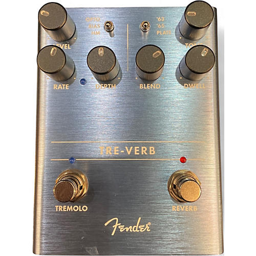 Used Fender Tre Verb Effect Pedal