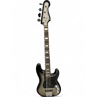 Used Fender Troy Sanders PJ Bass Silver Burst Electric Bass Guitar