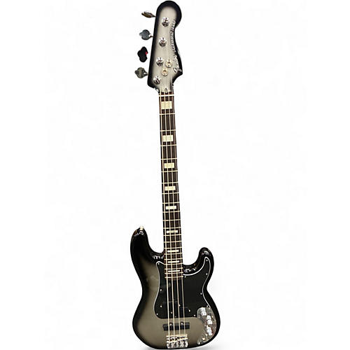 Used Fender Troy Sanders PJ Bass Silver Burst Electric Bass Guitar Silver Burst