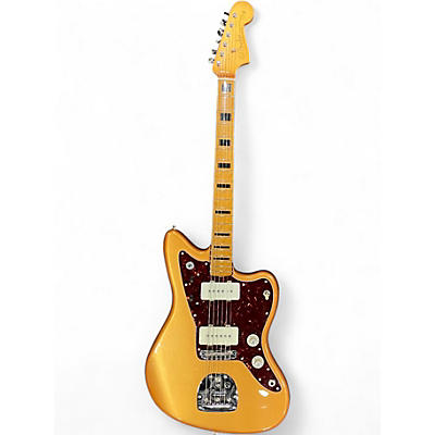 Used Fender Troy Van Leeuwen Jazzmaster Metallic Orange Solid Body Electric Guitar