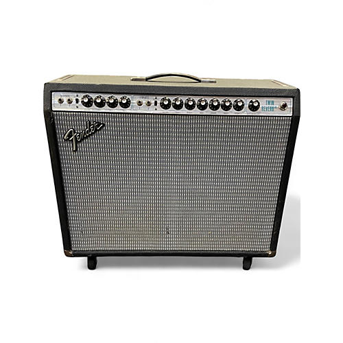 Used Fender Twin Reverb 2x12 Silverfacw Tube Guitar Combo Amp