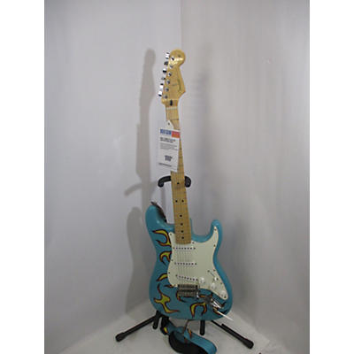 Fender Used Fender Tyler The Creator Strat Blue Solid Body Electric Guitar