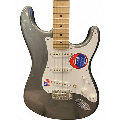 Used Fender USA Eric Clapton Stratocaster Pewter Solid Body Electric Guitar Pewter