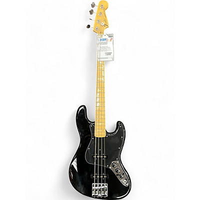 Used Fender USA Geddy Lee Signature Jazz Bass Black Electric Bass Guitar