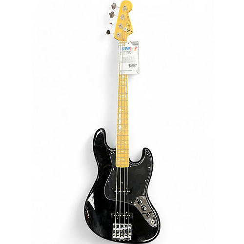 Used Fender USA Geddy Lee Signature Jazz Bass Black Electric Bass Guitar Black